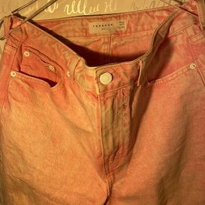 ✮cutest pink Topshop mom jeans